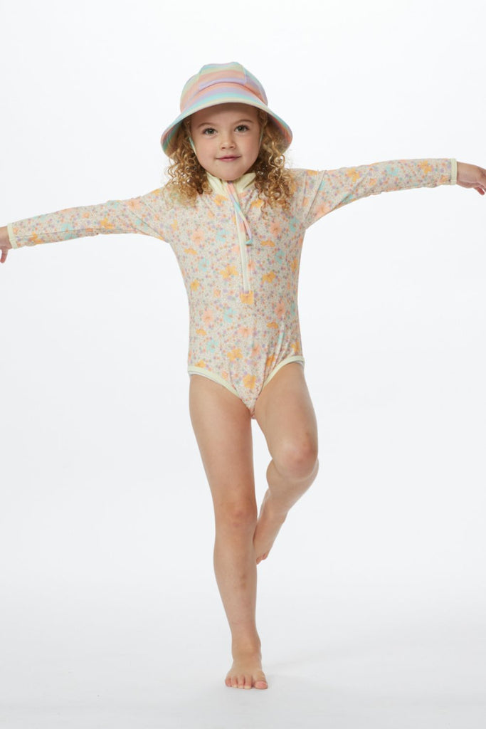 Maillot de bain Anti UV une pièce Fille - CRYSTAL LS SURFSUITGIRL - Rip Curl