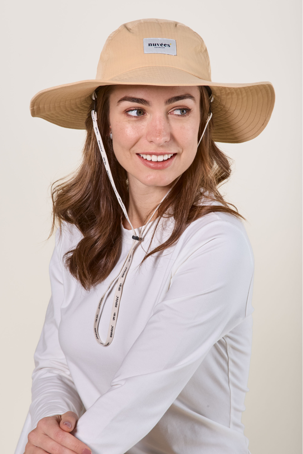 Chapeau anti-UV femme - café glacé - Nuvées - UPF 50+