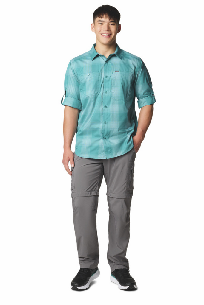 Chemise anti-UV Homme - Silver Ridge Utility Lite Carreaux - Columbia - KER SUN