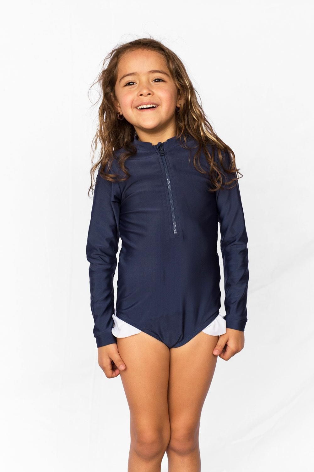 Maillot-de-bain-anti-UV-fille-bleu-ocean-Nuvees-KERSUN