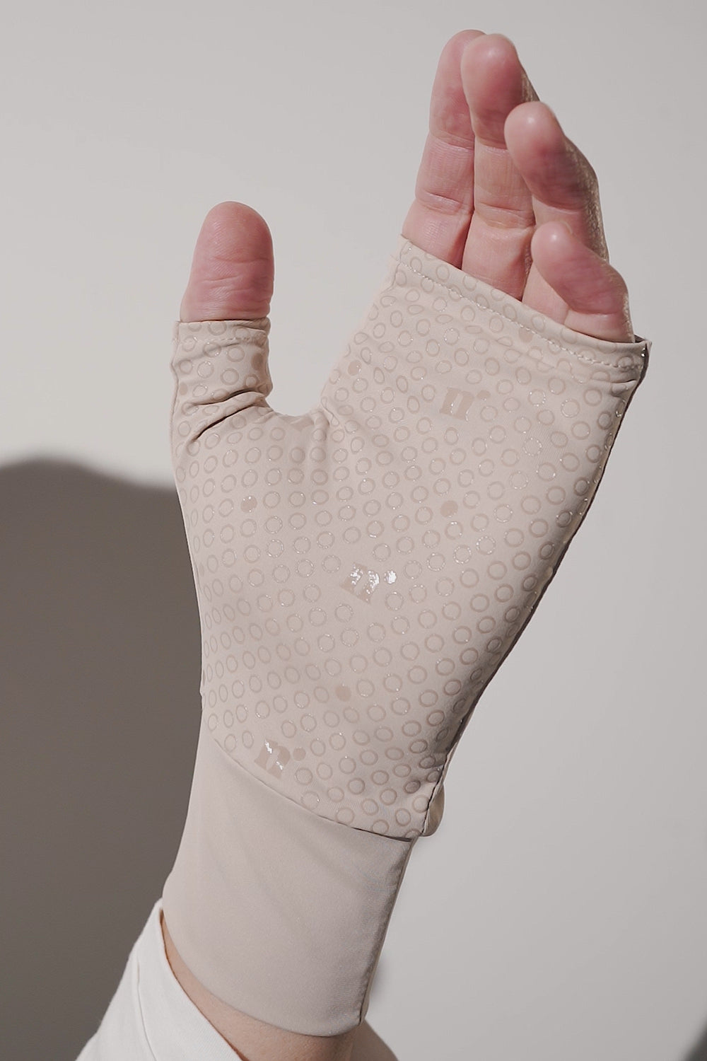 UV Fingerless mittens - Gobi