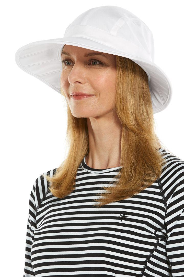 PRÉCOMMANDE - Chapeau anti-UV de bain femme - Evelyn - Coolibar - KER-SUN